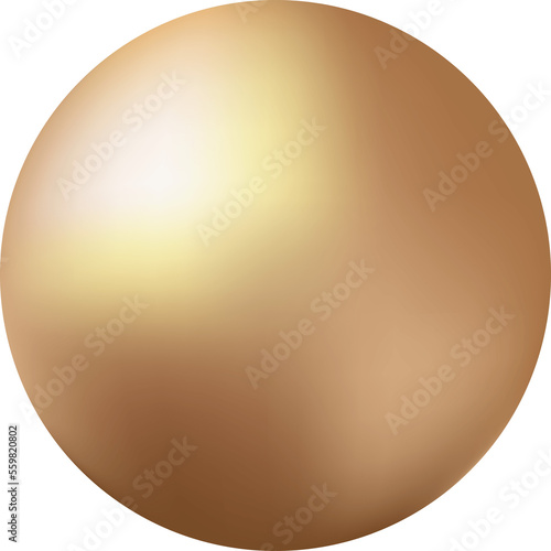 Gold Gradient Ball