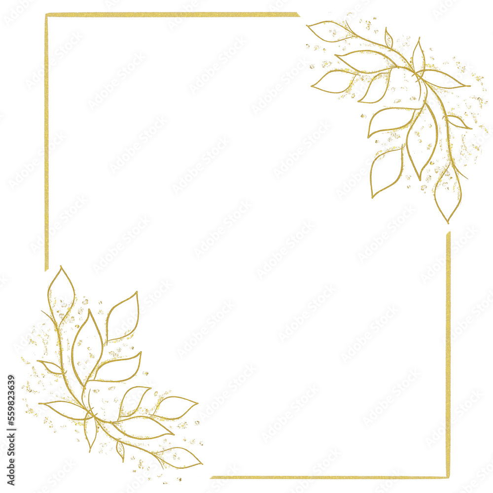 Gold Floral Rounded Frame Wreath Holiday Bokeh Background, Wedding Invitation Template Gold Floral Rounded Frame Wreath Holiday Bokeh Background, Wedding Invitation Template