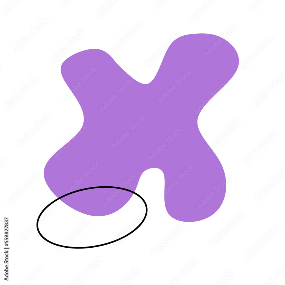 Purple abstract blob pasific Purple abstract blob pasific