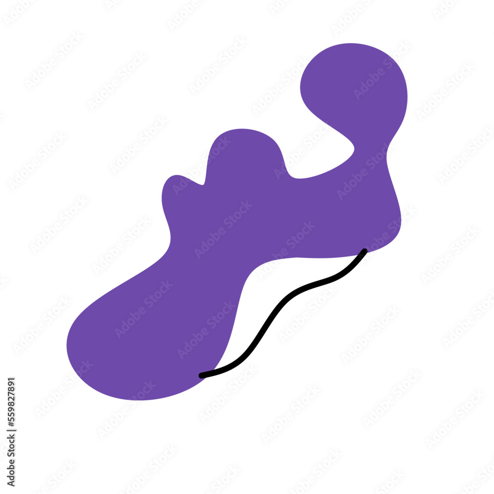 Hand drawn abstract blob illustration Hand drawn abstract blob illustration