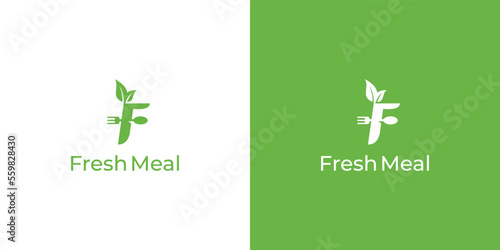 Modern and professional fresh meal logo design 2