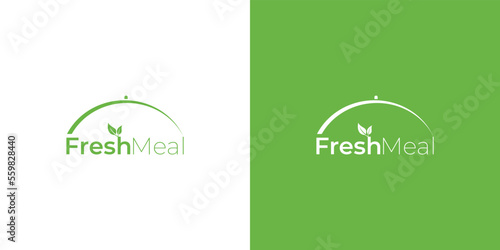 Modern and professional fresh meal logo design 3