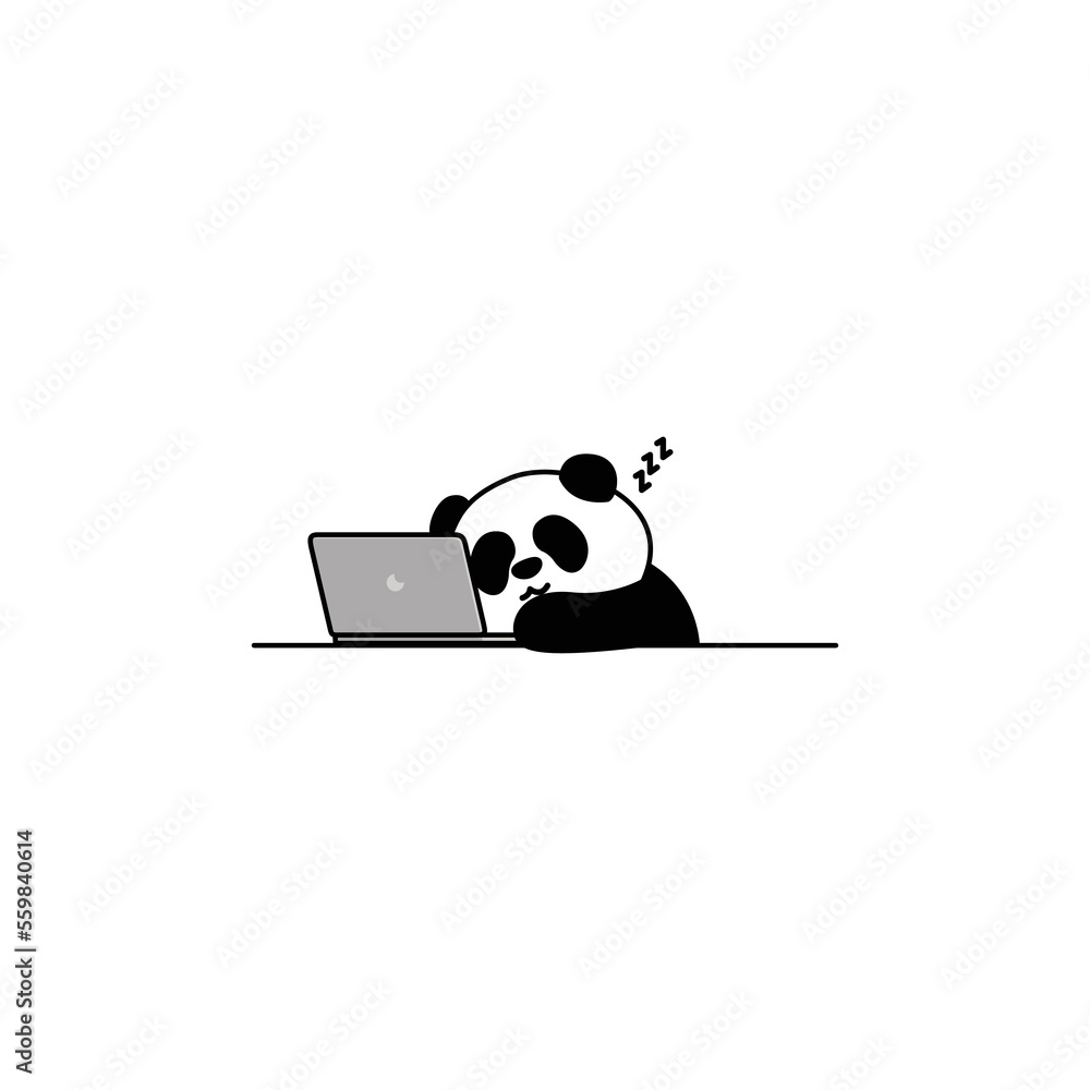 Lazy Panda The Struggle Is Real Panda Poster by EQ Designs - Fine Art  America