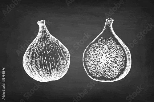 Figs chalk sketch.