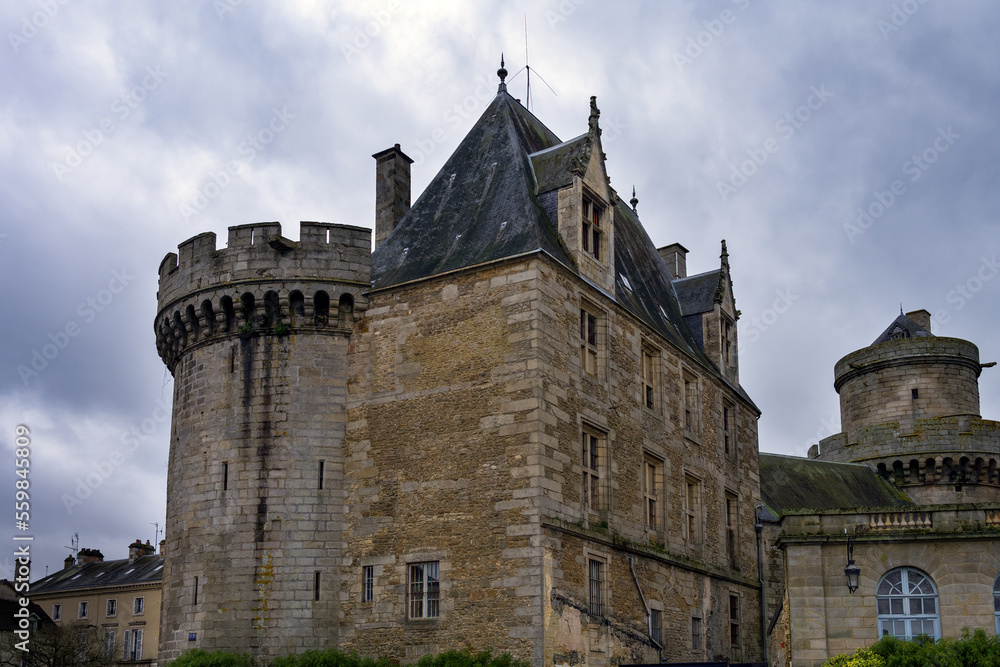 Medieval castle of the Dukes of Alençon, Normandy, France