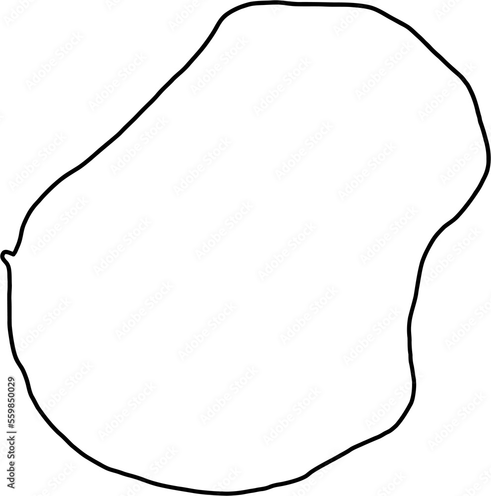 doodle freehand drawing of nauru map. doodle freehand drawing of nauru map.