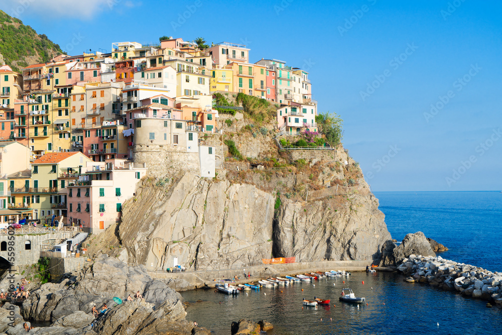 Manarola picturesque town of Cinque Terre, Italy