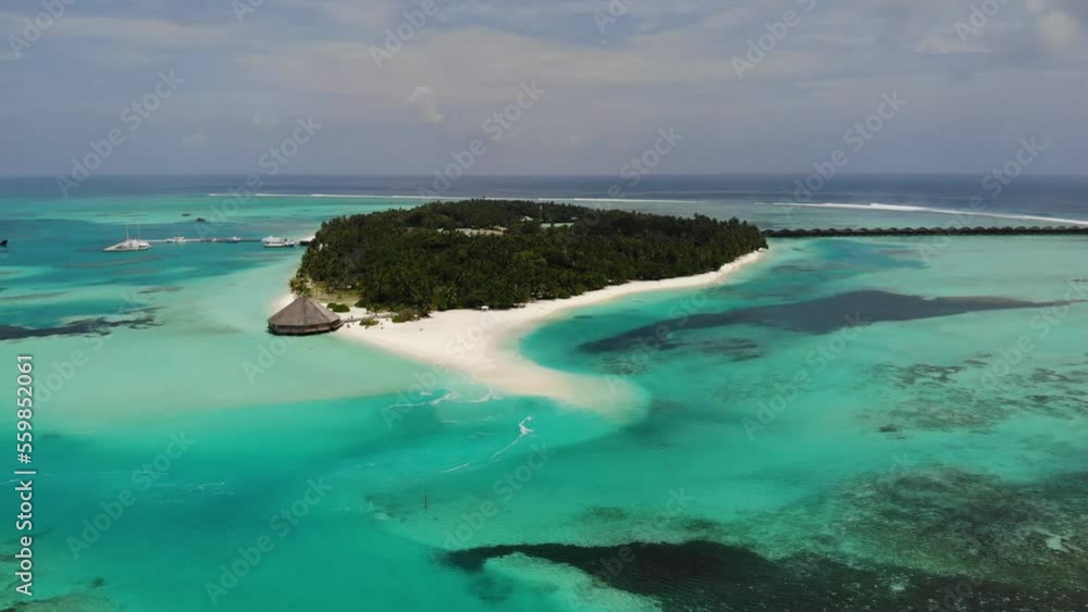 Island in the ocean. Resort island. Maldives background. Island in the ocean. Resort island. Maldives background.