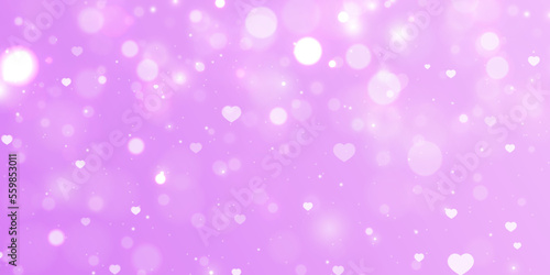 Elegant Valentine's Day background with light effects and gradient. For web design and illustrations.