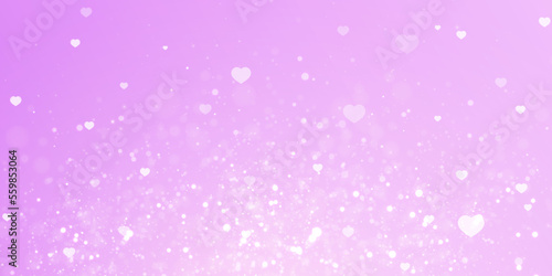 Elegant Valentine's Day background with light effects and gradient. For web design and illustrations.