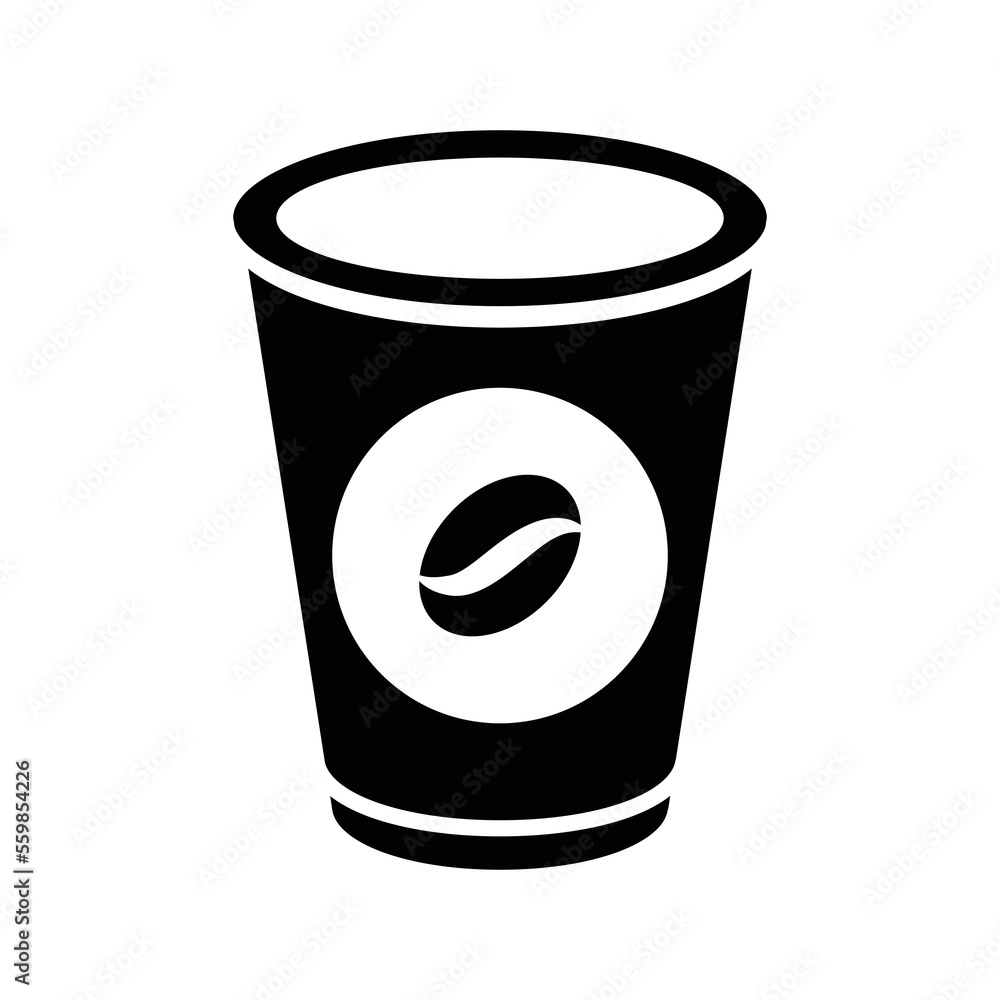 Coffee paper icon vector design template Coffee paper icon vector design template