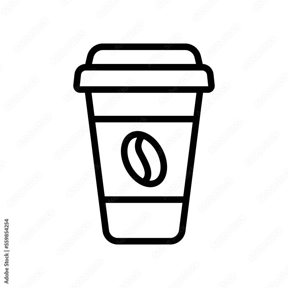 Coffee paper icon vector design template Coffee paper icon vector design template