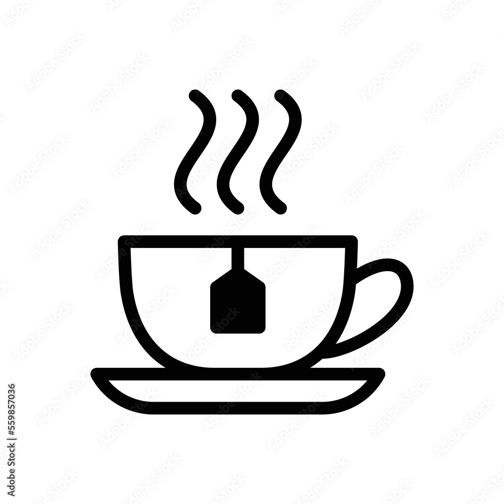 cup of tea icon vector design template cup of tea icon vector design template