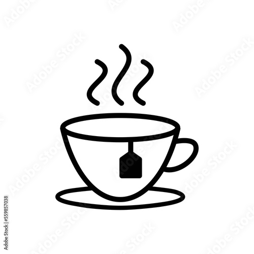 cup of tea icon vector design template