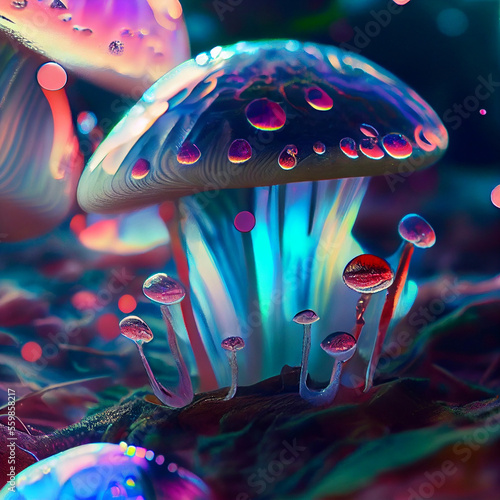 Glass mushrooms