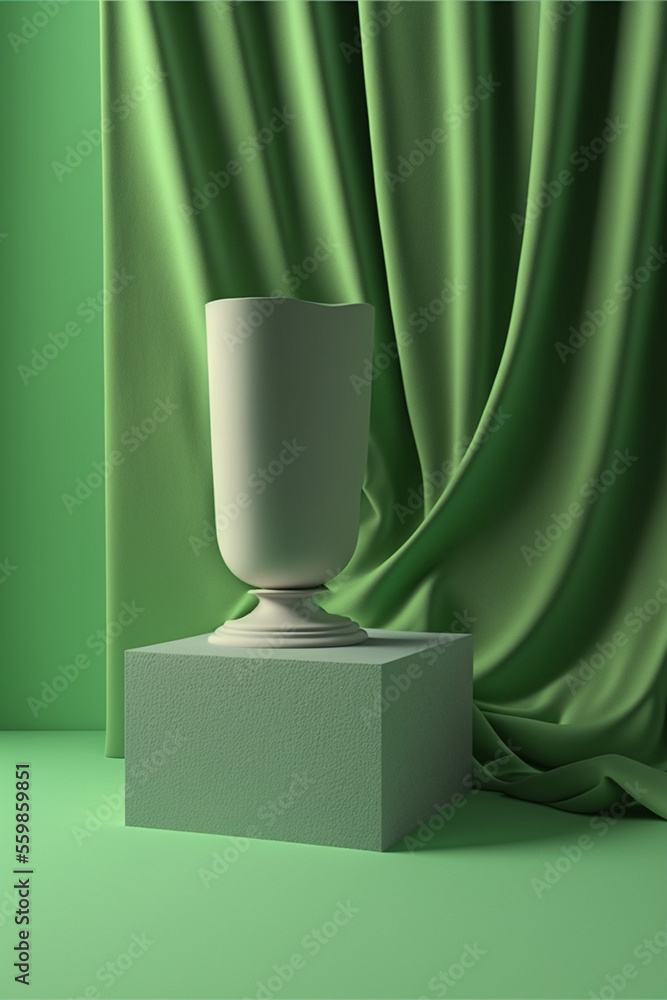 Podium for product advertisement , restaurant menus or new makeup product ads with beautiful minimalist objects for immersion Generative AI Podium for product advertisement , restaurant menus or new makeup product ads with beautiful minimalist objects for immersion Generative AI