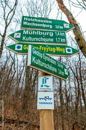 Kurze Wanderung um die wunderschönen Drei Gleichen im Thüringer Becken - Drei Gleichen - Deutschland photo