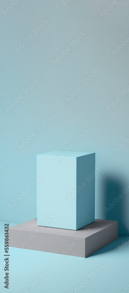 Podium for product advertisement or restaurant menus with beautiful colorful background Generative AI Podium for product advertisement or restaurant menus with beautiful colorful background Generative AI