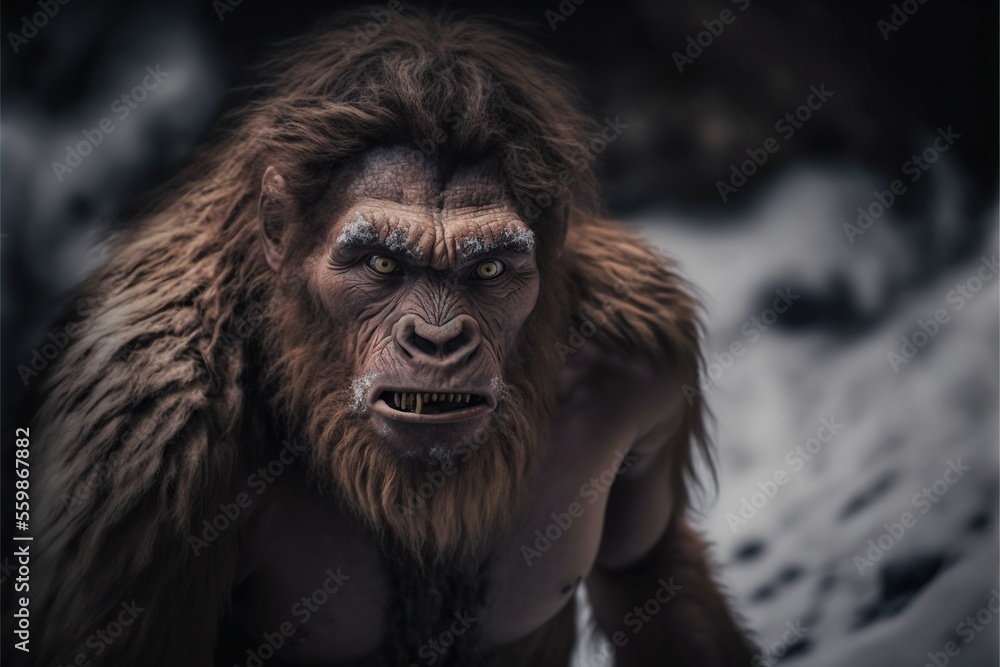 Prehistoric man. Generative AI Prehistoric man. Generative AI