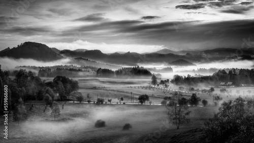 The landscape of Czech Switzerland