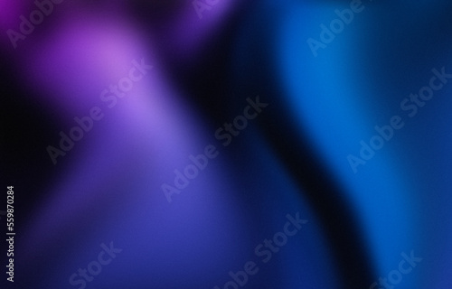 Abstract blue soft gradient. Purple background with fabric folds
