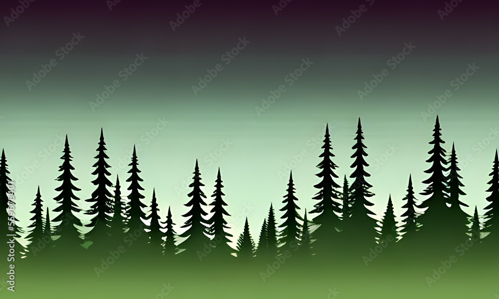 Pine trees 4