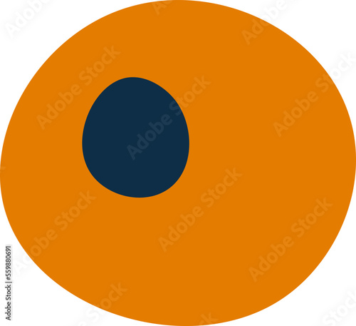 Cartoon hand drawn element flat icon