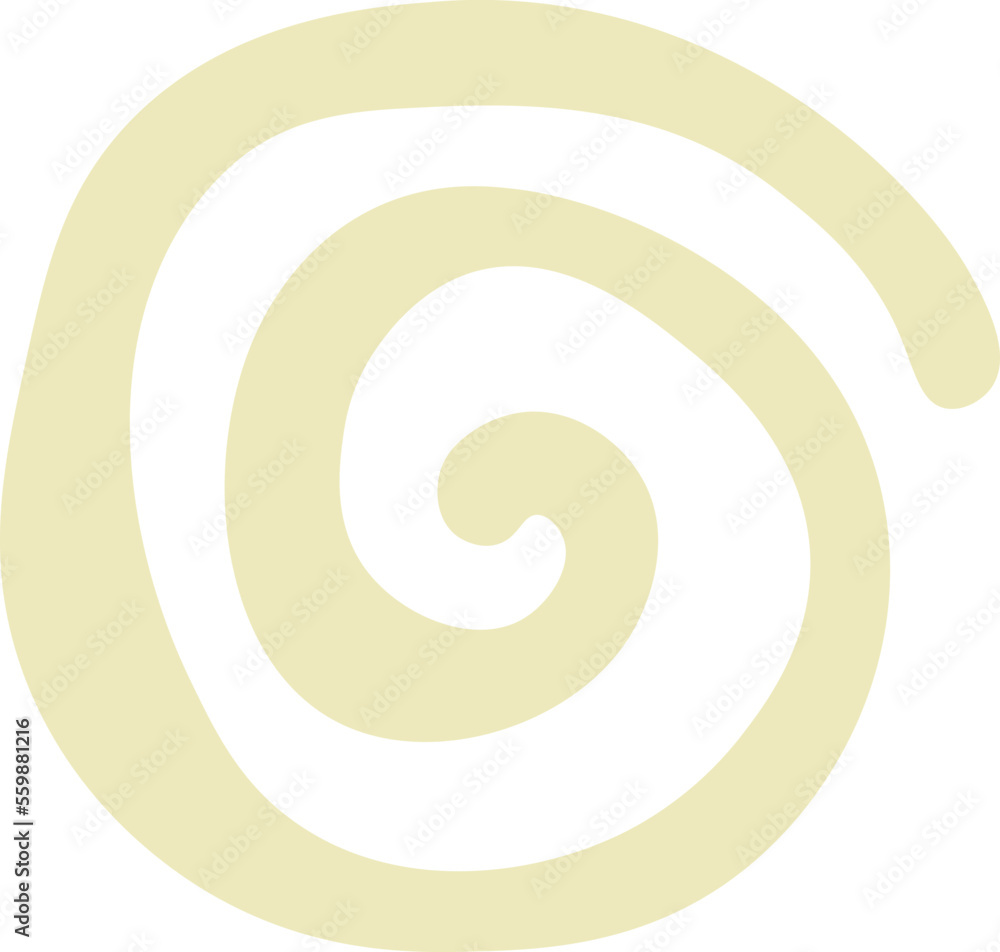 Hand drawn abstract shapes flat icon Hand drawn abstract shapes flat icon