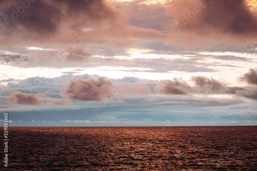 sunset at the beach