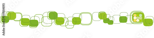 Grün Band Banner Green Modern