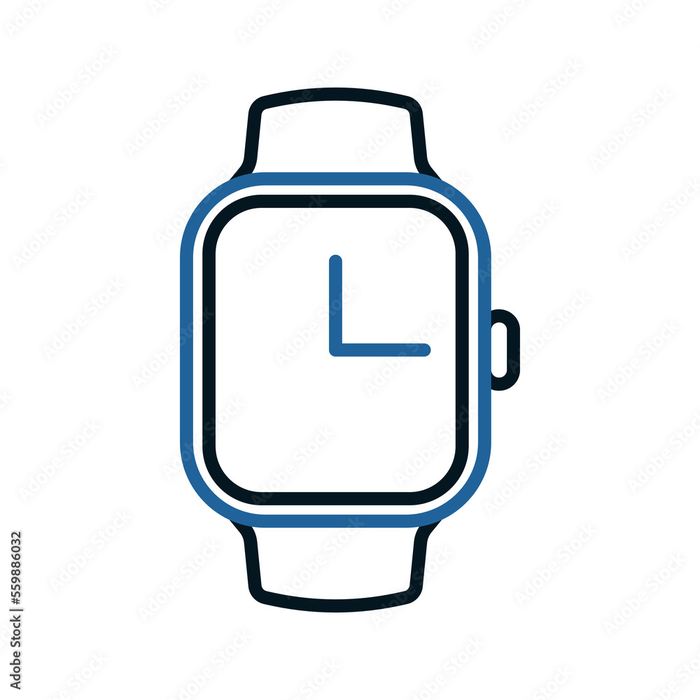Watch icon. sign for mobile concept and web design. vector illustration Watch icon. sign for mobile concept and web design. vector illustration