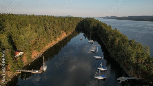 Quadro su tela Wallace Island Provincial Park, British Columbia, Canada