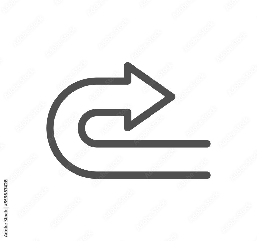 Direction related icon outline and linear vector. Direction related icon outline and linear vector.