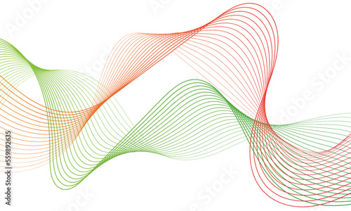 Abstract colorful luxury background with wave element for design.Digital frequency track equalizer.Stylized curved wavy line art background.Wave with lines created using blend tool.Vector illustration