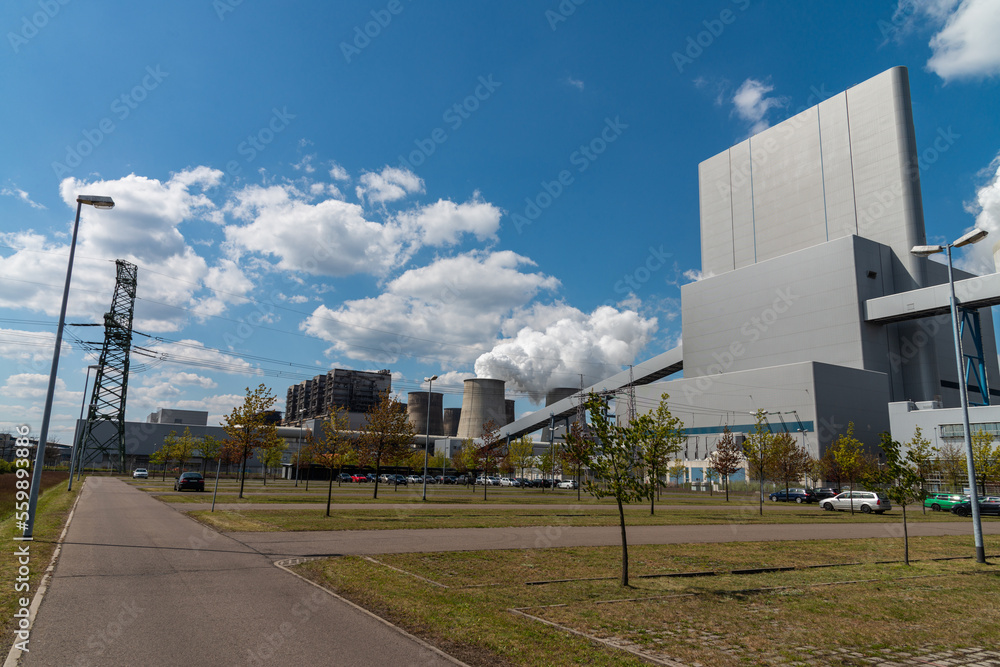 Industrial Power Station in Germany for the production of electricity Industrial Power Station in Germany for the production of electricity