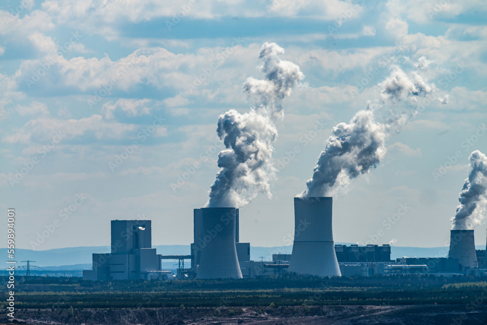 Industrial Power Station in Germany for the production of electricity Industrial Power Station in Germany for the production of electricity