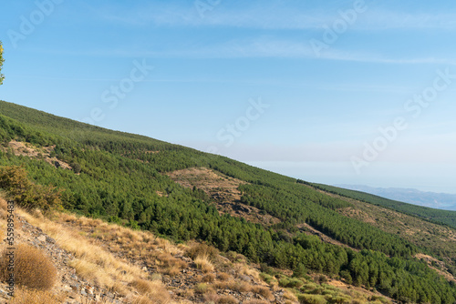 Sierra Nevada mountains in southern Spain