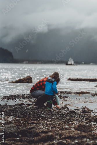 child on the beach