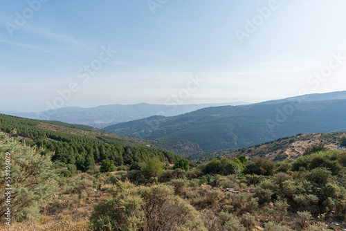 Sierra Nevada mountains in southern Spain