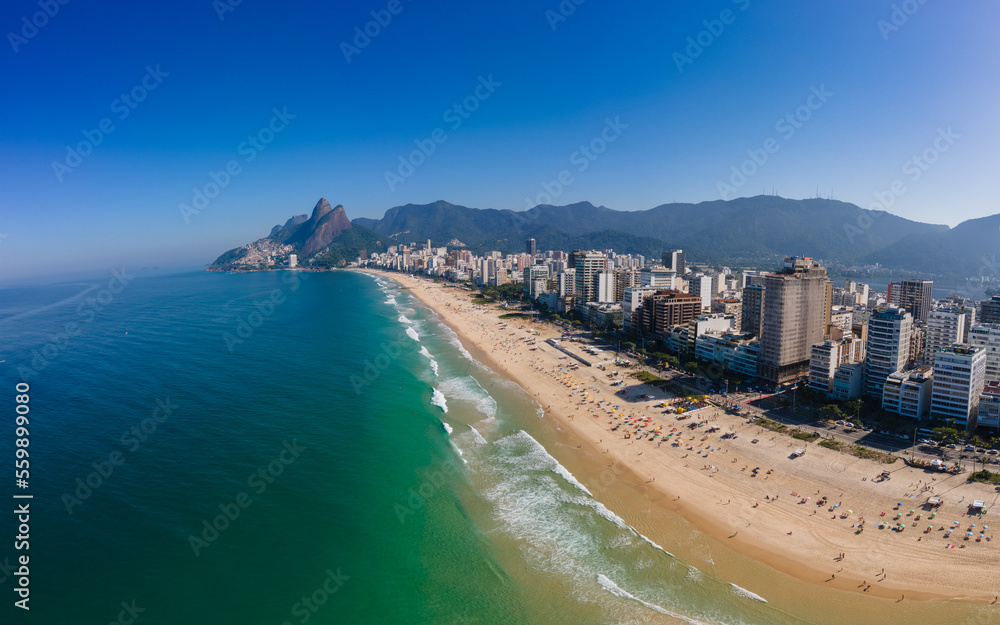 Praia de Copacabana - Copacabana Beach Aerial Picture - Rio de Janeiro
