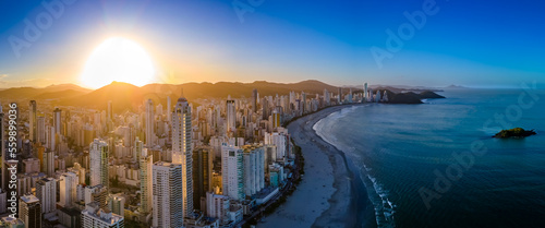 Sunset in Balneário Camboriú - Santa Catarina, Brazil