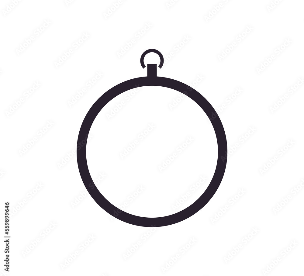 Countdown timer and stopwatch symbol flat vector illustration. Countdown timer and stopwatch symbol flat vector illustration.