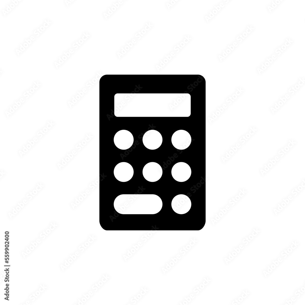 Calculator Icon Vector Illustration Template Calculator Icon Vector Illustration Template