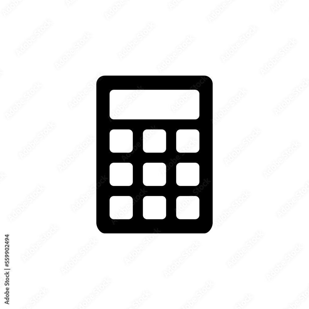 Calculator Icon Vector Illustration Template Calculator Icon Vector Illustration Template