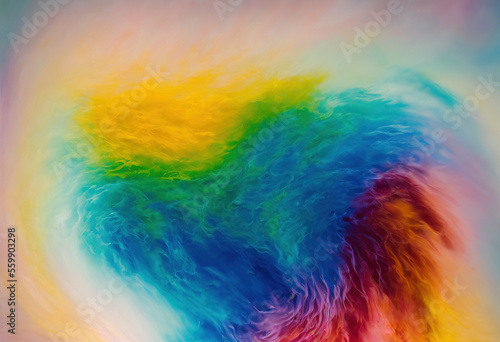 Abstract Colorful Liquid Background