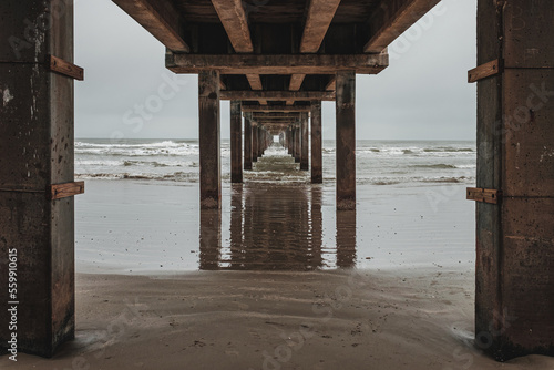 the pier at port aransas beach