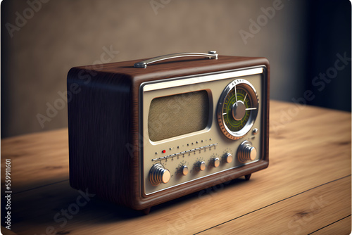 old radio on a desk, retro radio for world radio day, world radio day background, beautiful background for radio day 