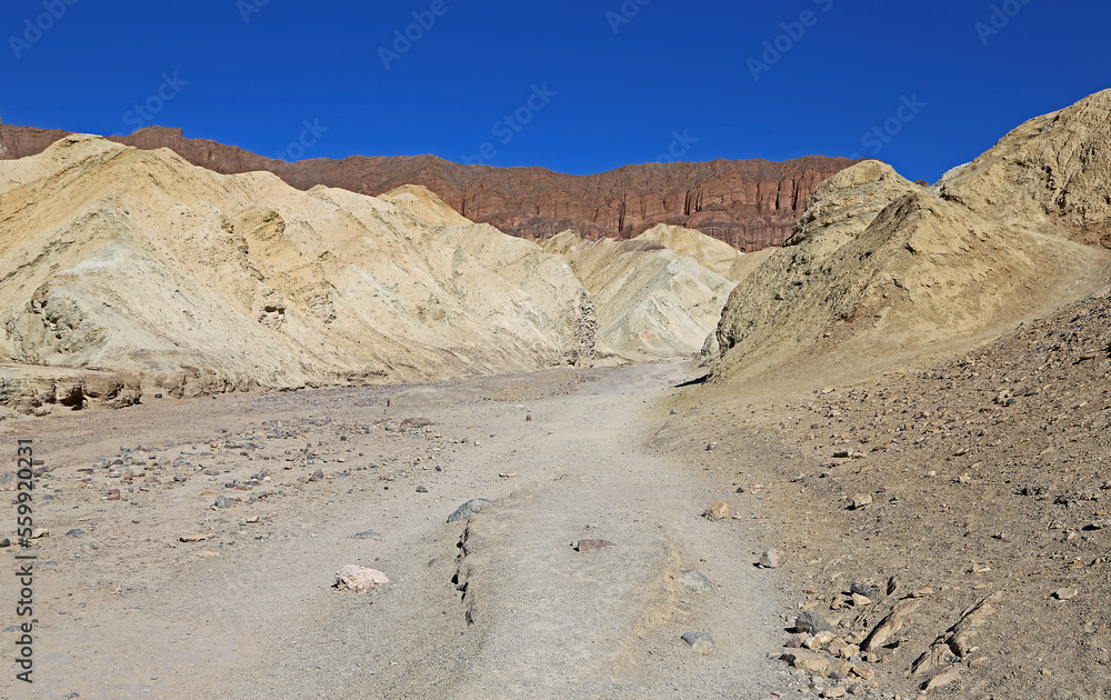 Wide wash in Golden Canyon - Death Valley NP, California