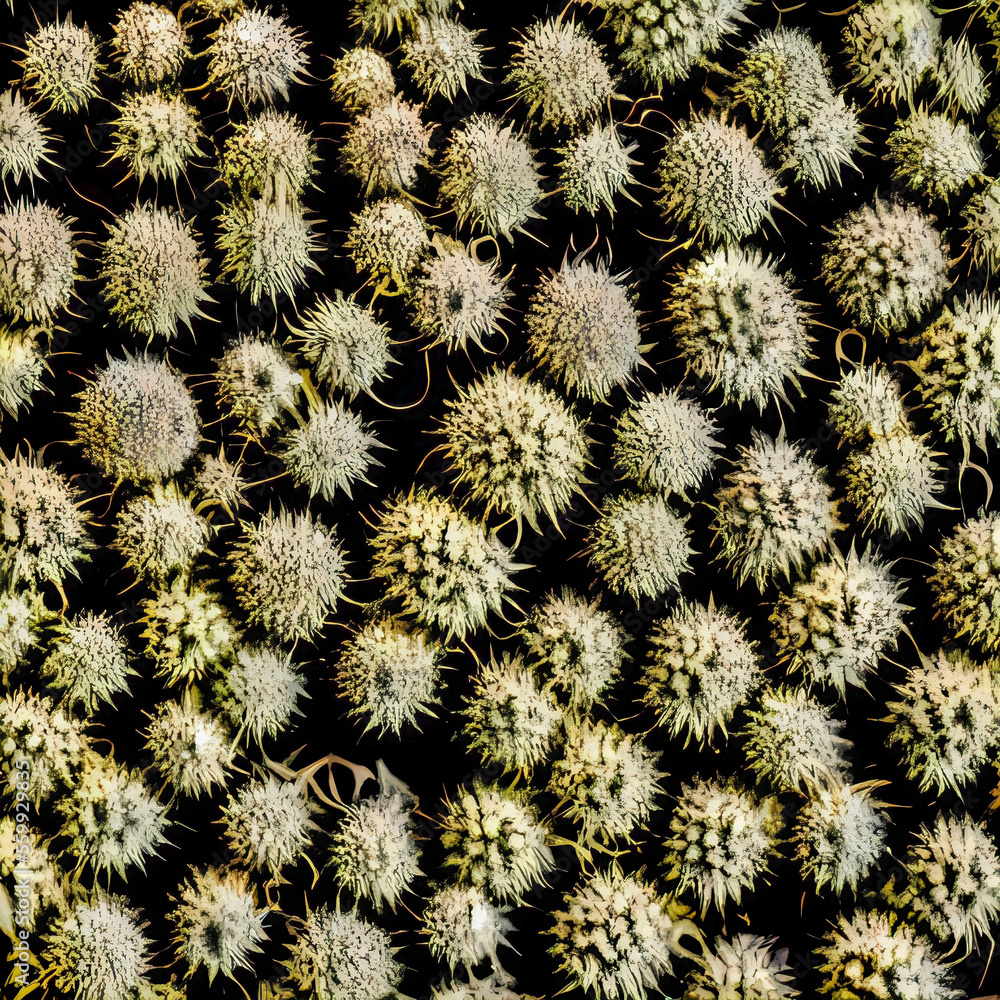 a close-up of a marijuana plant from a field no body, no people, generative ai technology a close-up of a marijuana plant from a field no body, no people, generative ai technology