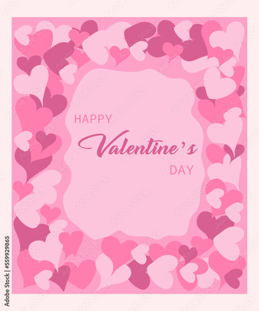 Valentine's Day, February 14th. Vector illustration of love, heart, valentine. Drawings for postcards, congratulations and posters.